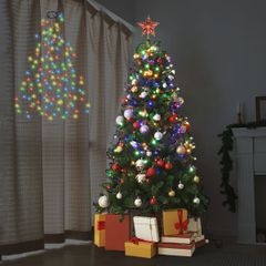 Salcar 2ｍ×8本 280球クリスマスツリー LED イルミネーション 簡単取付　広げるだけ USB式 　タイマー付き