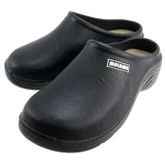 [MALAMA] サボサンダル EVA素材 (メンズ 約27.0～27.5cm / ブラック) 男性用 軽量 アウトドア レジャー ガーデニング ベランダ 防水性 SY-8114-BLACK-L [(メンズ)ブラック] [L]