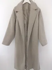 ■ ◎ Lian リアン ベルト付 長袖 ロング コート サイズF ベージュ レディース  【中古】 【1204050004943】のサムネイル