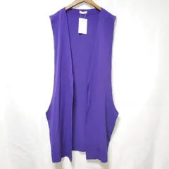 #snc 詩仙堂 RASA 拉薩 ベスト・ジレ 紫 ちりめん ロング レディース [940253]