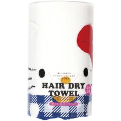 【お取り寄せギフトT】サンリオキャラクターズ 吸水速乾ヘアドライタオル ハローキティ TOH1(A5)