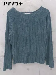◇ URBAN RESEARCH Sonny Label リブ モール ニット 長袖 セーター サイズFREE ネイビー レディース 【中古】 【1103110004858】