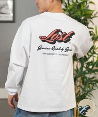 【ムラスポ公式】新品 lost ロスト 長袖 Tシャツ メンズ バックプリント オーバーサイズ ユニセックス ムラサキスポーツ限定 L25S2203