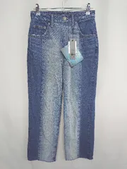 ◇ ◎●未使用● JEANASIS ジーナシス デニムパンツ サイズS インディゴブルー系 レディース E  【1408220029242】