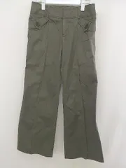 ◇ LAUTREAMONT ロートレアモン センタークリース パンツ サイズ1 カーキ系 レディース  【中古】 【1206070005030】