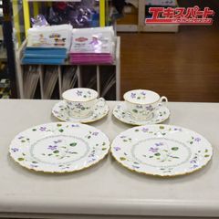 NORITAKE　ノリタケ　バイオレットドリーム　プレート2枚　カップ＆ソーサー2客　未使用　湘南台店