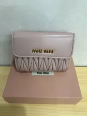 2025年最新】MIU MIU 折り財布の人気アイテム - メルカリ
