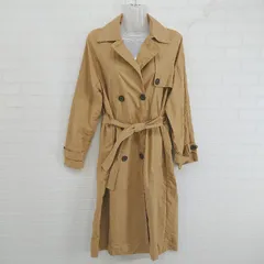 ◇ ◎ ZARA ザラ バックスリット 長袖 トレンチ コート サイズEUR XS USA XS MEX 24 ベージュ系 レディース E  【1304140010158】