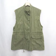 ◇ ⊂ kutir　クティール カジュアル ミリタリーベスト サイズF グリーン系 レディース E  【1504210003367】