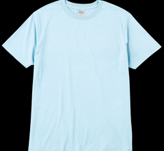 00083‐BBT/Printstar4.0オンス　ライトウェイトTシャツ/ライトブルー