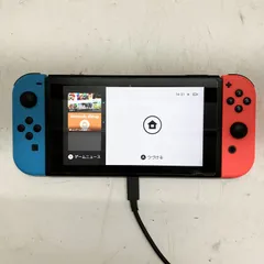 ◆ 【ジャンク品】 Nintendo  ニンテンドー ゲームハード SWITCH スイッチ 本体 ジョイコン アダプタ 現状品 HAC-001 0.6kg