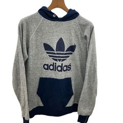 199990 ADIDAS 80s 2ﾄｰﾝ ﾊﾟｰｶｰ ﾄﾚﾌｫｲﾙ XL USA製