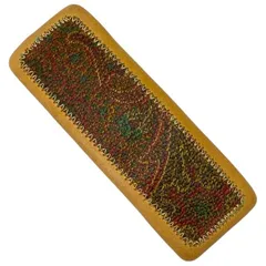 ETRO エトロ バレッタ ヘアクリップ ヘアアクセサリー 小物 髪留め ペイズリー柄 総柄 レザー ブラウン