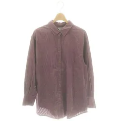 スローブ イエナ SLOBE IENA  コーデュロイシャツ 長袖 紫 パープル /DF ■OS