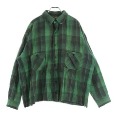 SAINT MICHAEL◆長袖シャツ/XL/コットン/グリーン/チェック/SM-A23-0000-C23 saint michael xlの通販