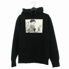 Supreme×AKIRA パーカー M 黒 ダメージ有 AKIRA/Supreme Arm Hooded Sweatshirt - UG.SHAFT
