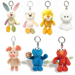 キーホルダー ビーンバッグ サニーデイズ セサミストリート 10cm （ NICI ニキ ぬいぐるみ キーチェーン キーリング 雑貨 カバン ストラップ バッグチャーム ふわふわ プレゼント ギフト かわいい 中学生 高校生 ）