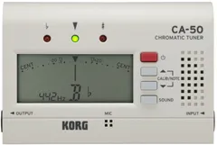 【特価商品】KORG クロマチックチューナー CA-50 吹奏楽 ブラスバンド オーケストラ ギター 声楽 アカペラ 個人練習に最適 アウトプット有り 135時間連続稼働 軽量 コンパクト