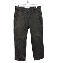 Carhartt ダブルニーワークパンツ ブラウン フェード ペンキ 33×32