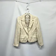 レディース ジャケット アイボリー ツイード 7号☆CTR-302☆