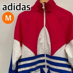 希少モデル》アディダス ジャージ 上 グレー オレンジ ビンテージ M 