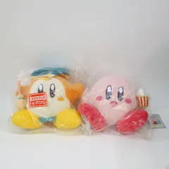 【未使用】一番くじ 星のカービィ WELCOME THE NEW PARK! B賞 カービィ & ラストワン賞 ワドルディ ぬいぐるみ 2点セット