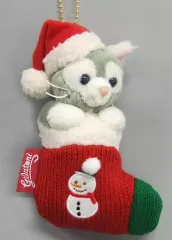 【中古】ぬいぐるみ ジェラトーニ ぬいぐるみバッジ 「ディズニー・クリスマス2021」 東京ディズニーシー限定