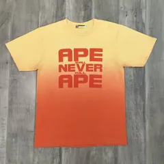J746A BATHING APE アベイシングエイプ グラデーショントレーナー 気質アップ】 J746A グラデーショントレーナー アベイシング