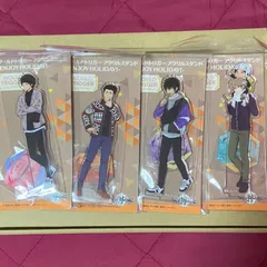 ワールドトリガー　エンジョイホリデー　アクリルスタンド　隠岐　生駒　影浦ヒュース