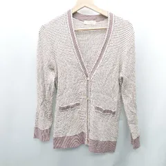 ◇ ⊇ any SiS エニィスィス 総柄 長袖 カーディガン サイズ2 パープル系 レディース E  【1409100030860】