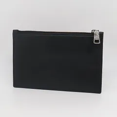 良品 コーチ ガンメタ金具 レザー ブラックカラー レディースポーチ 2000000 NSK MTM