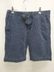 ◇ ⊇ URBAN RESEARCH DOORS アーバンリサーチ コーデュロイ ハーフパンツ サイズ38 ネイビー レディース P  【1408200036680】