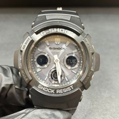【EL6】カシオ　CASIO　G-SHOCK　AWG-M100B　ソーラー　ジャンク　KT10474
