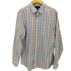 バナナリパブリック BANANA REPUBLIC NON IRON TAILORED SLIM チェック ボタンダウン L/S シャツ メンズ  16 1/2