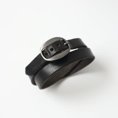 激レア ATTACHMENT アタッチメントレザーブレスレット ブラック - メルカリ