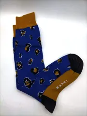 マルニ MARNI ブルー FELINE TWIST コットン&ナイロン ソッのサムネイル