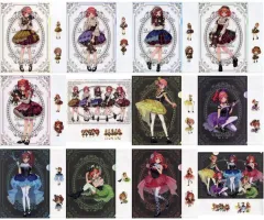 【中古】グッズセット 全12種セット A4クリアファイル＆ステッカー2枚セット 「ひこくじ 五等分の花嫁* ～どっちの私が好き?～」 H賞