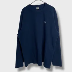 ☆THE NORTH FACE☆ザノースフェイス☆フリースカットソー☆フリースプルオーバー☆ネイビー☆XL☆G25M