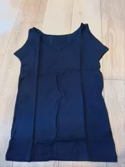 大汗さんの汗取りタンクトップ型トップス(前汗キャッチャー®)【ネイビー】【ホワイト】　M、L サイズ