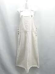 ◇ Θ SM2 サマンサ モスモス 肩ひも調節可能 ジャンパースカート サロペットスカート サイズF クリーム レディース E  【1504240002408】