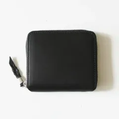 【タイムセール 定価15,400円】タイドウェイ TIDEWAY  コンパクト財布 二つ折り財布 ミニ財布 コインケース 小銭入れ 折り財布 カードケース ラウンドファスナー ブラック 男女兼用 ユニセックス 新品 再入荷