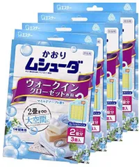 3個 (x 4) 【まとめ買い】かおりムシューダ 1年間有効 防虫剤 ウォーク