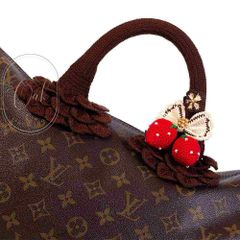 ルイヴィトン スピーディーに最適 持ち手カバー ハンドルカバー バッグ レディース ハンドバッグ トートバッグ ファスナー仕様 2枚1組 LVS12 LVS