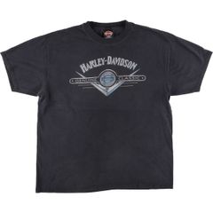 Harley-Davidson ロンT XL 古着 Harley-Davidson ハーレーダビッドソン ロングTシャツ メンズXL