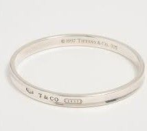 【現状品】ティファニー 1837 ナロー バングル 925 32.8g シルバー スレ・汚れ・変色あり