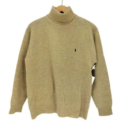 ポロバイラルフローレン Polo by RALPH LAUREN 90-00s ポニー刺繍 ウール タートルネックニット メンズ import：L 