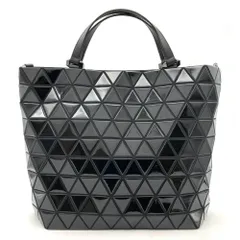 バオバオ イッセイミヤケ BAOBAO ISSEY MIYAKE クリスタル グロス トートバッグ AG301 PU ブラック【中古】