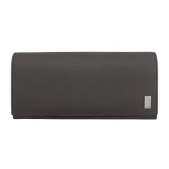 箱付未使用 ダンヒル Dunhill 20R2P12PC201R PLAIN レザー 二つ折り 長財布 メンズ ダークブラウン