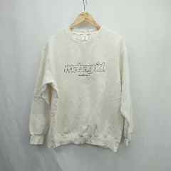 ◇ ⊇ MAHAGRID マハグリッド 裏起毛 長袖 トレーナー サイズM アイボリー メンズ E  【1506190009988】のサムネイル