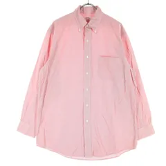 Brooks Brothers ブルックスブラザーズ ギンガムチェック柄 長袖 ボタンダウンシャツ レッド メンズ 古着